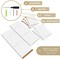 Sorbus 5 Tier Wall Shelf Unit, Vertical Column Utility Shelving for Home Decor and Storage Organizer, Wall-Mounted Floating Shelves